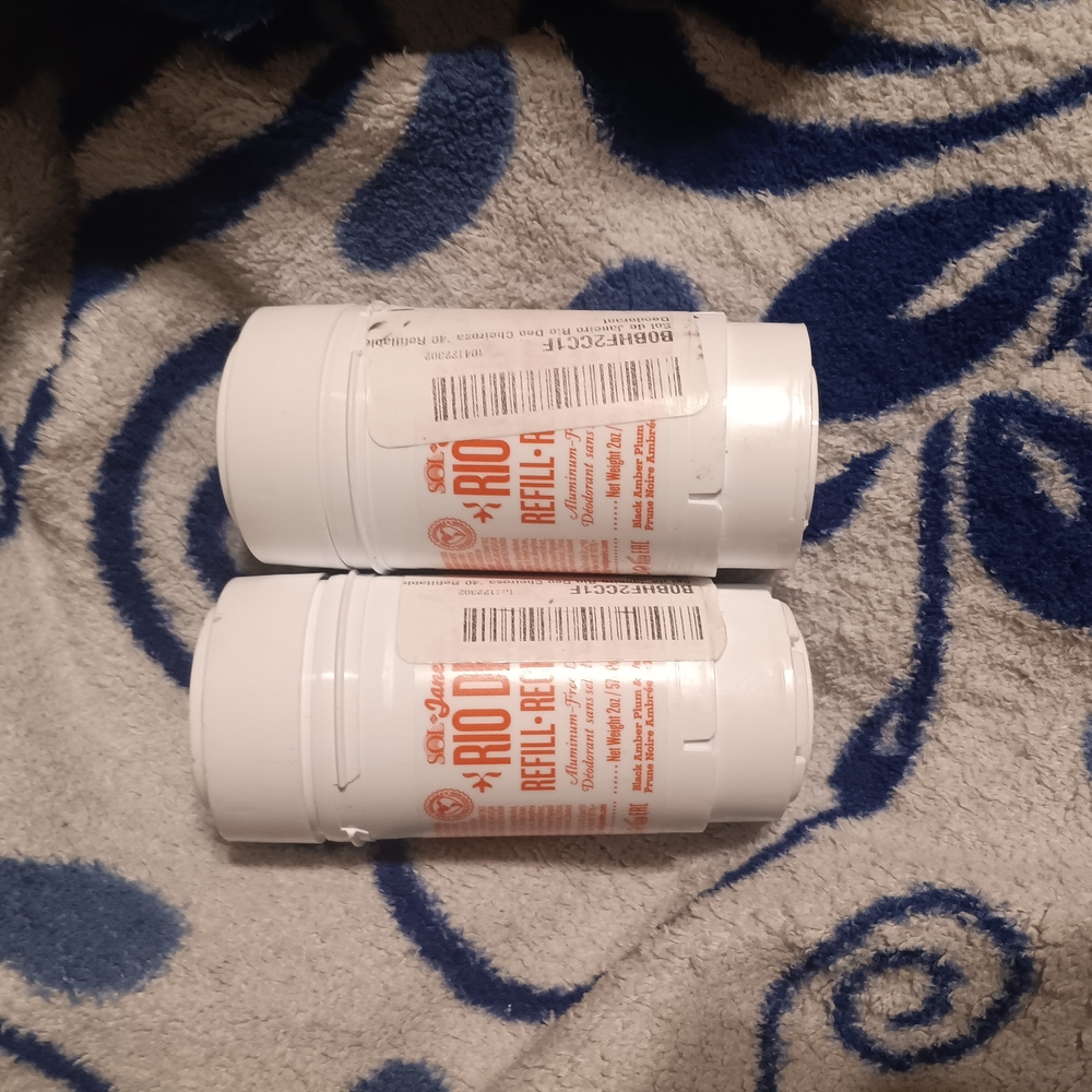 Sol de Janeiro Rio Deo Refill in White with Orange Text